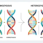 difference between homozygous and heterozygous