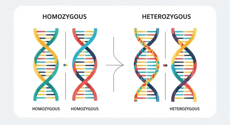 difference between homozygous and heterozygous