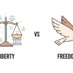 difference between liberty and freedom
