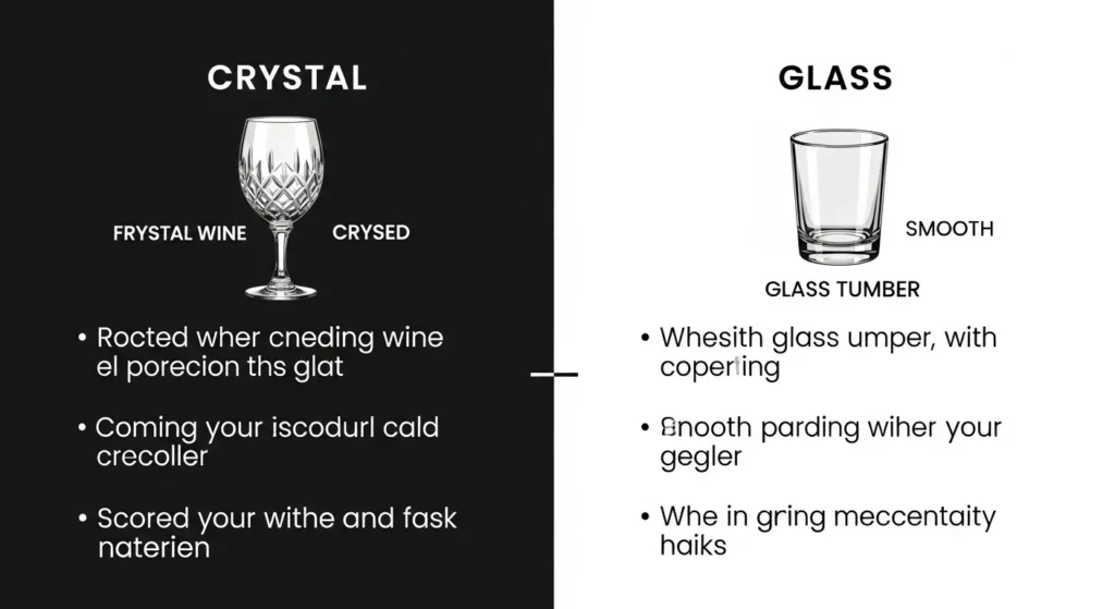 Common Mistakes with Difference Between Crystal and Glass