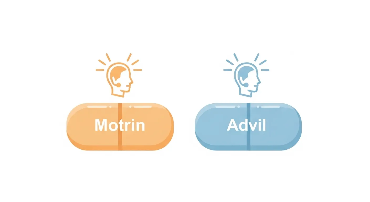 difference between motrin and advil