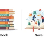 difference between novel and book
