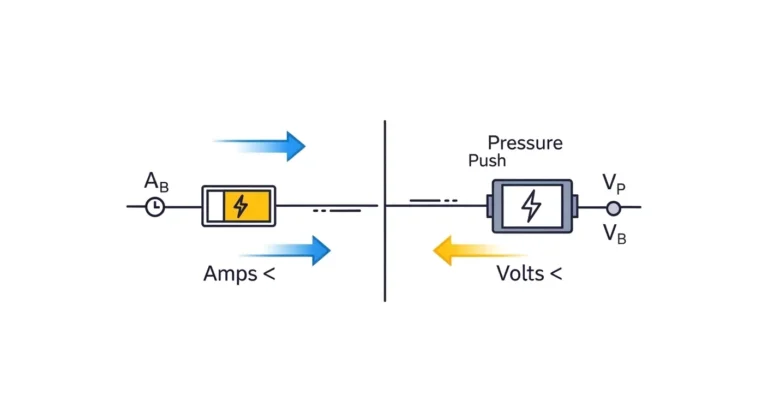 difference between amps and volts