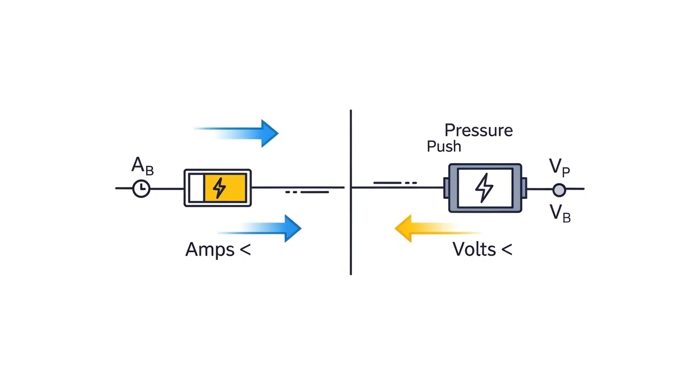 difference between amps and volts
