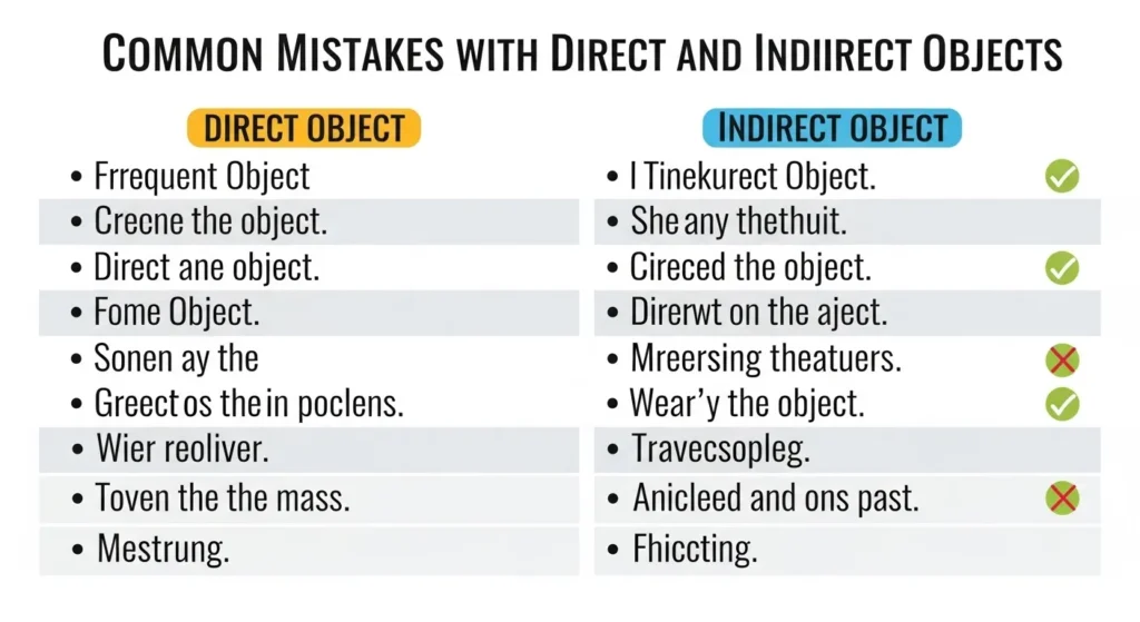 Common Mistakes with Direct and Indirect