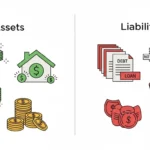 difference between assets and liabilities