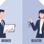 difference between broker and realtor