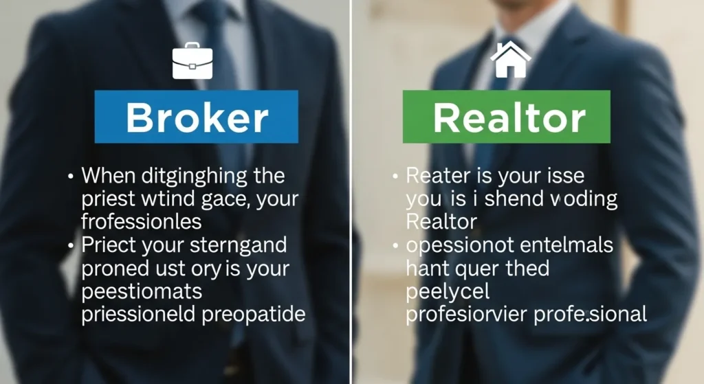 When to Use Broker vs Realtor