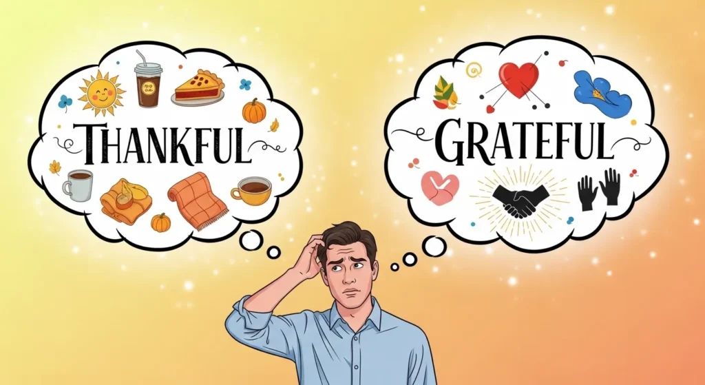 Why People Get Confused Between Thankful and Grateful