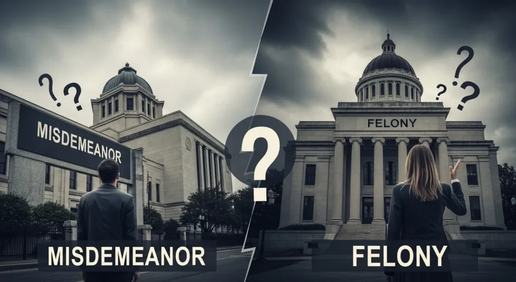 Why People Get Confused Between Misdemeanor and Felony