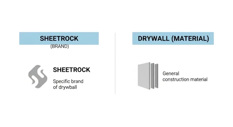 difference between sheetrock and drywall