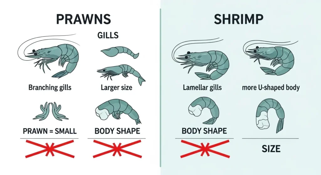 Common Mistakes with Difference Between Prawn and Shrimp