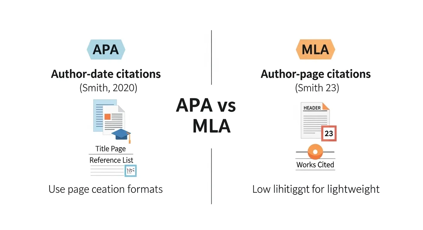 difference between apa and mla