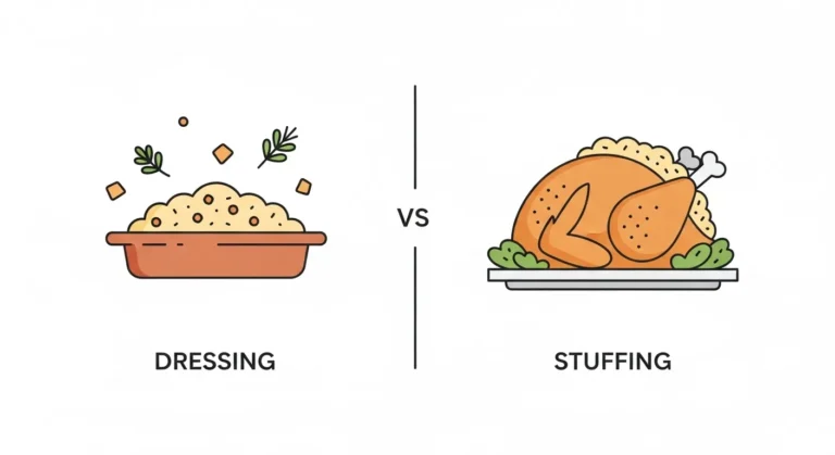 difference between dressing and stuffing