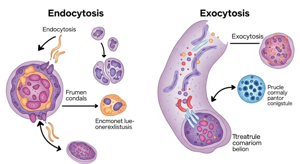 ❓ Why People Confuse Endocytosis and Exocytosis