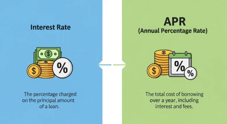 difference between rate and apr