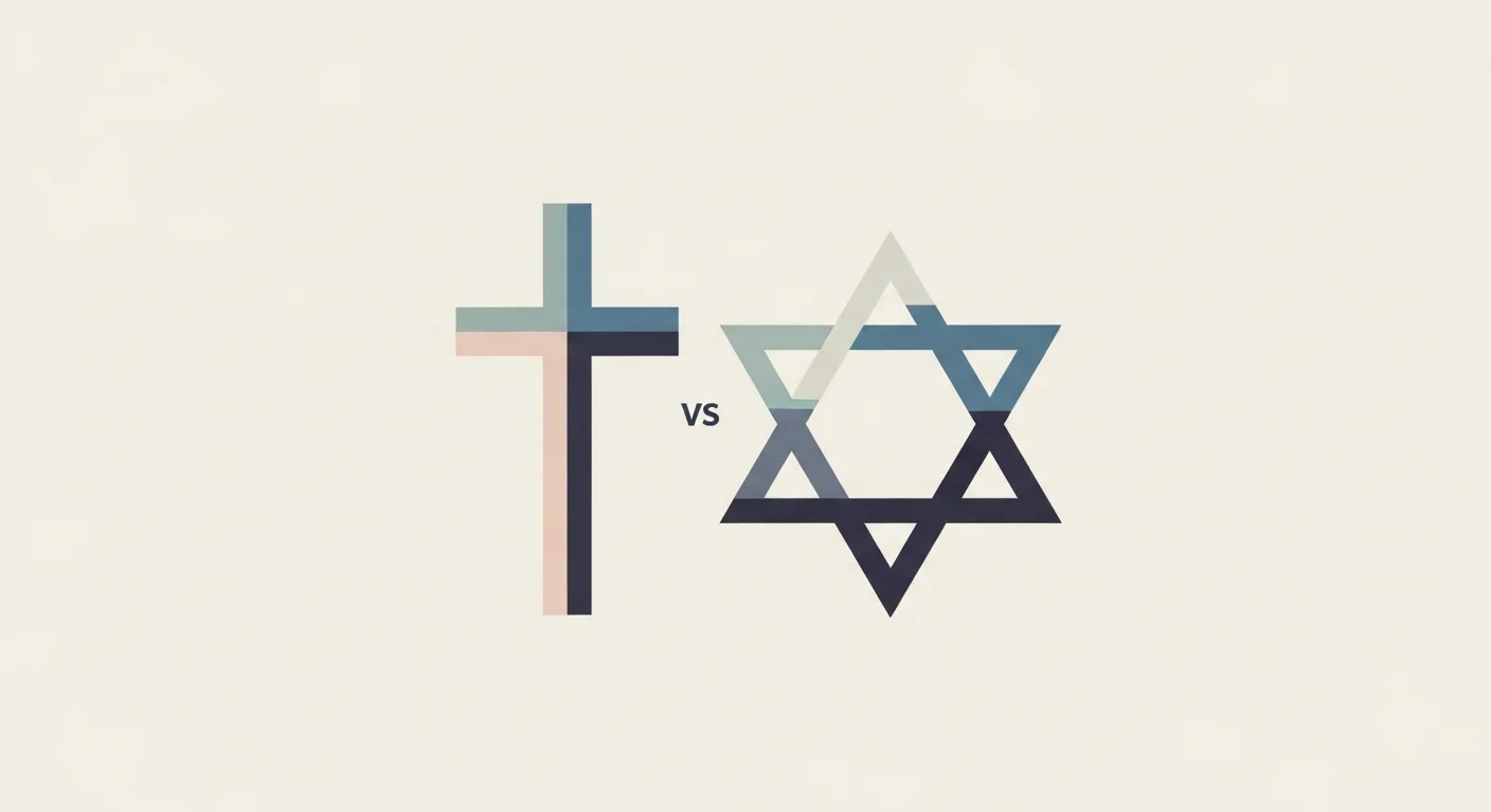 difference between christianity and judaism