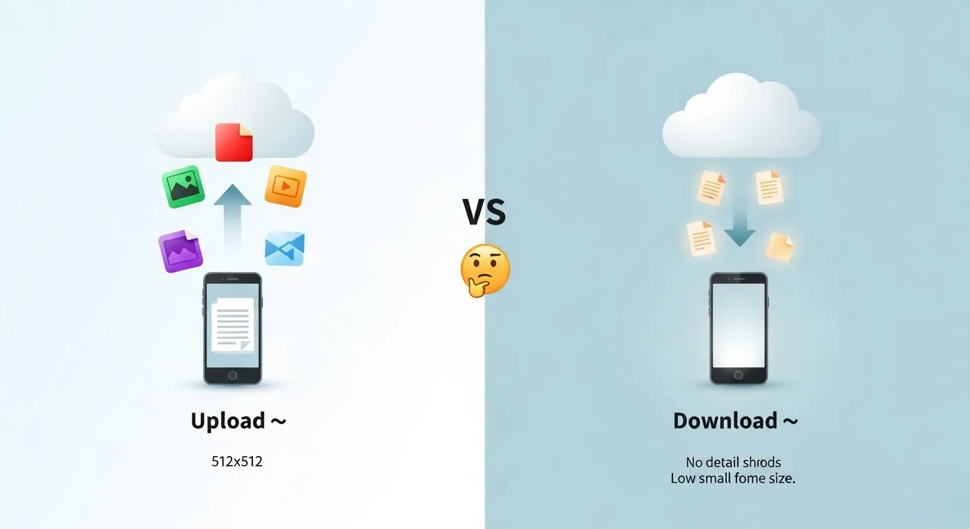 Difference Between Upload and Download