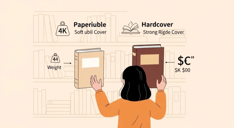 difference between paperback and hardcover