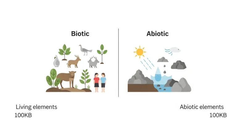 difference between biotic and abiotic