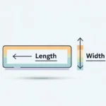 difference between length and width
