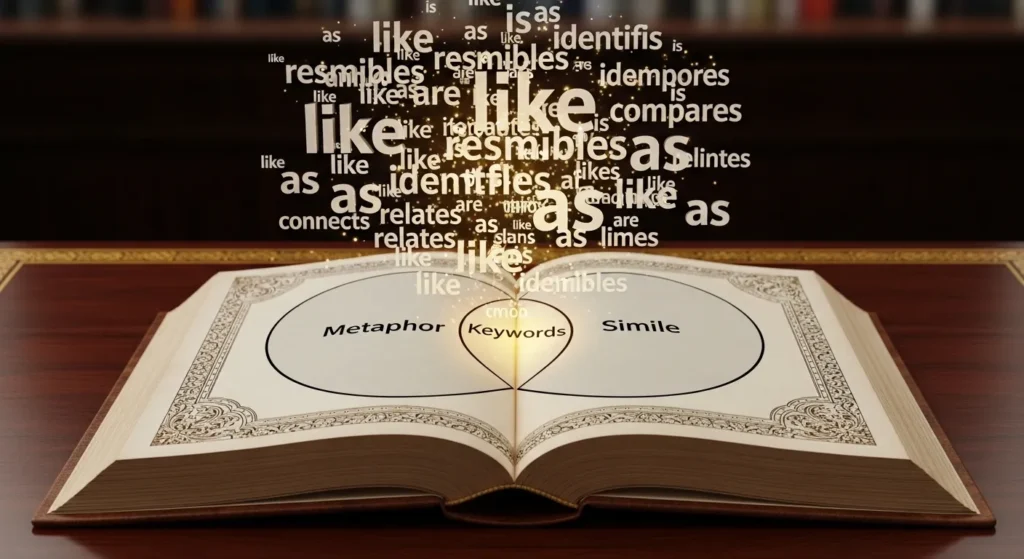 How Are the Keywords Used in Metaphors and Similes