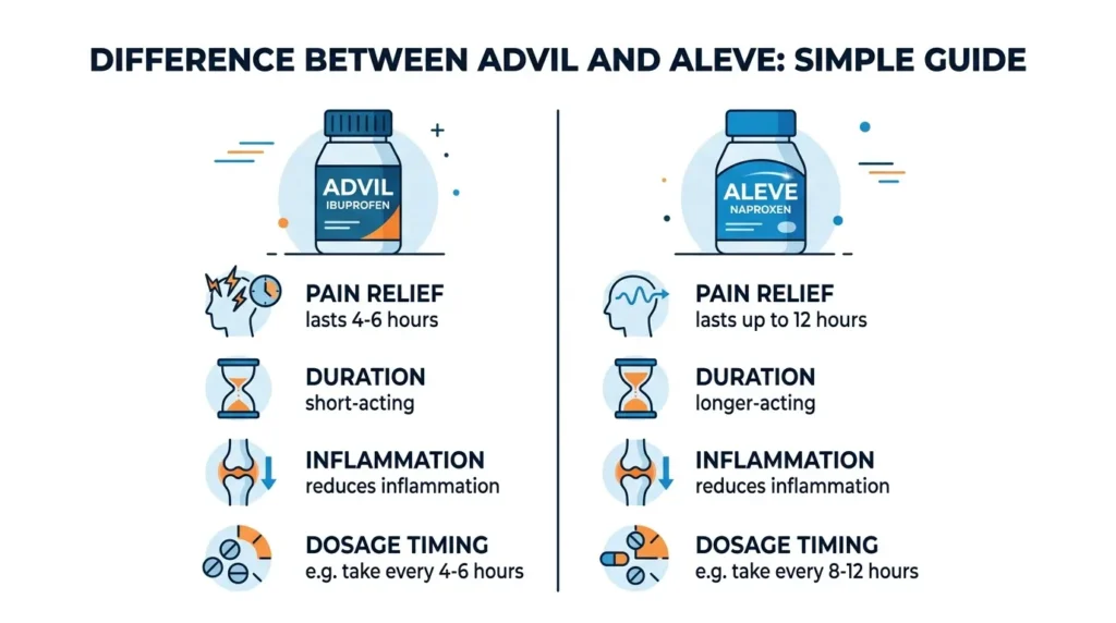 Difference Between Advil and Aleve for Sports Injuries