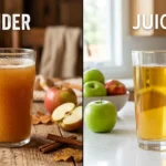 difference between cider and juice