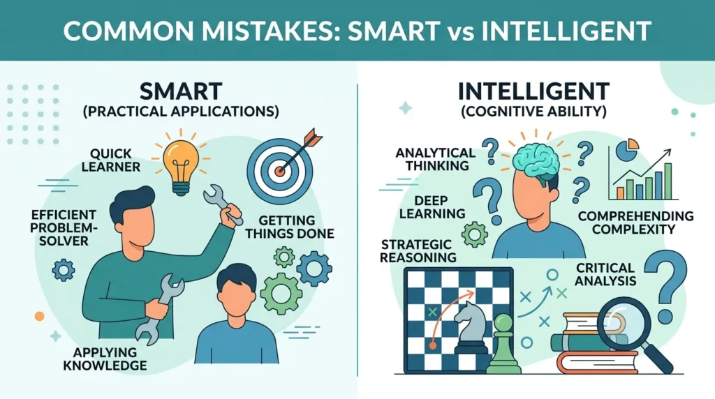 Common Mistakes With Difference Between Smart and Intelligent