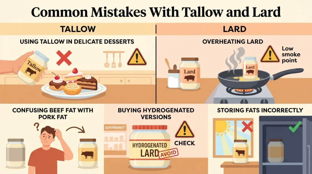 Common Mistakes With Tallow and Lard
