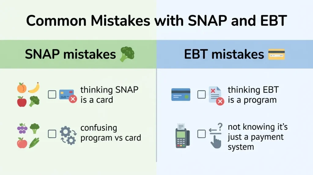 Common Mistakes with SNAP and EBT