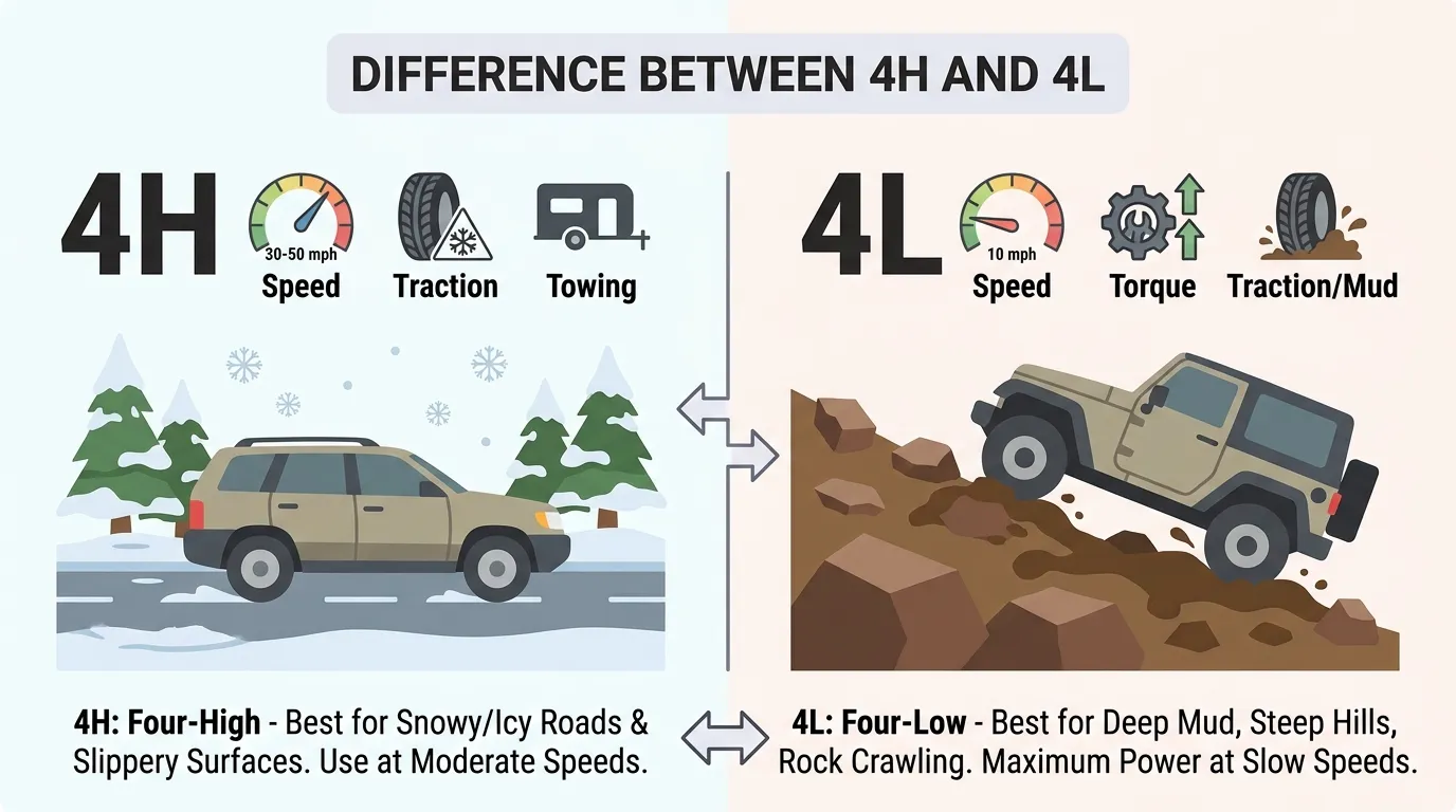 difference between 4h and 4l