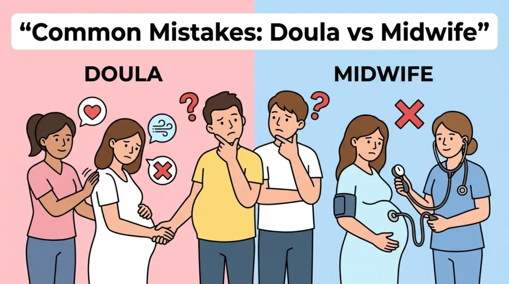 Common Mistakes with Difference Between Doula and Midwife