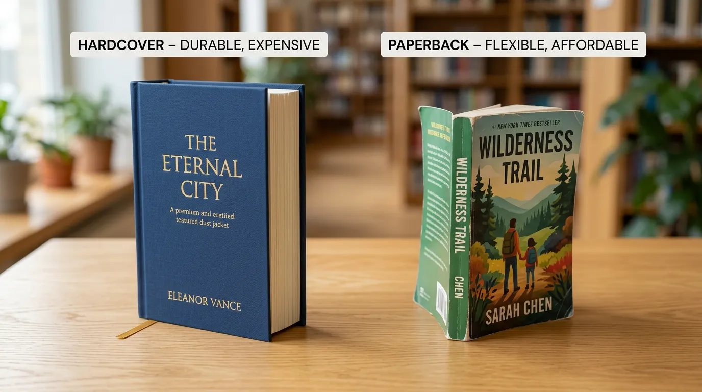 difference between hardcover and paperback