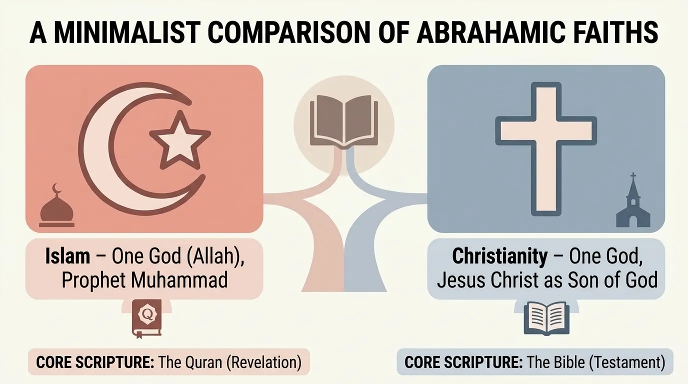 difference between islam and christianity