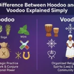 difference between hoodoo and voodoo