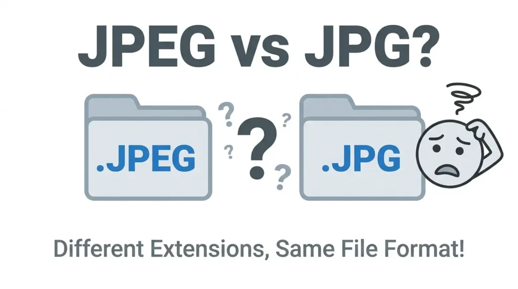 Why People Get Confused Between JPEG and JPG