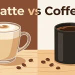 difference between latte and coffee
