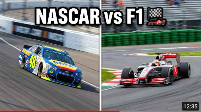 difference between nascar and f1
