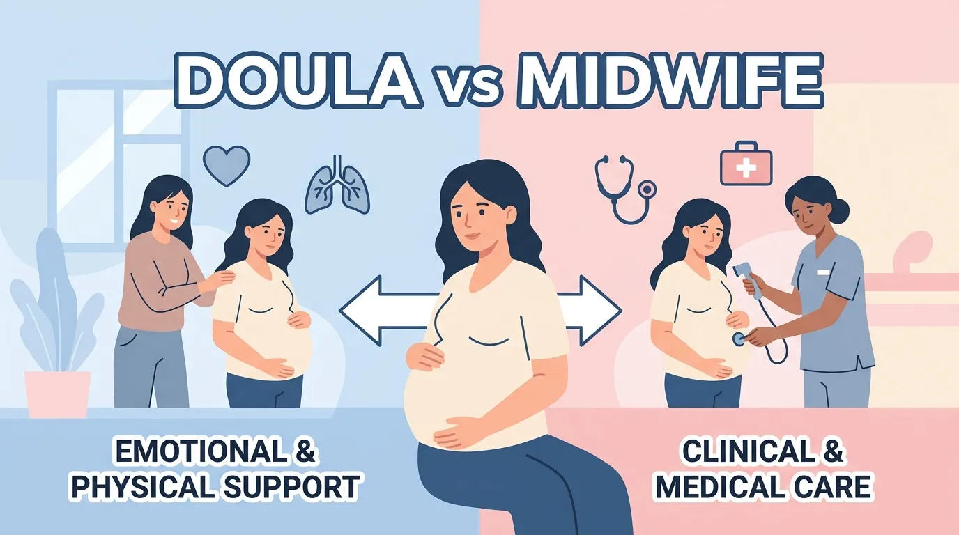 difference between doula and midwife