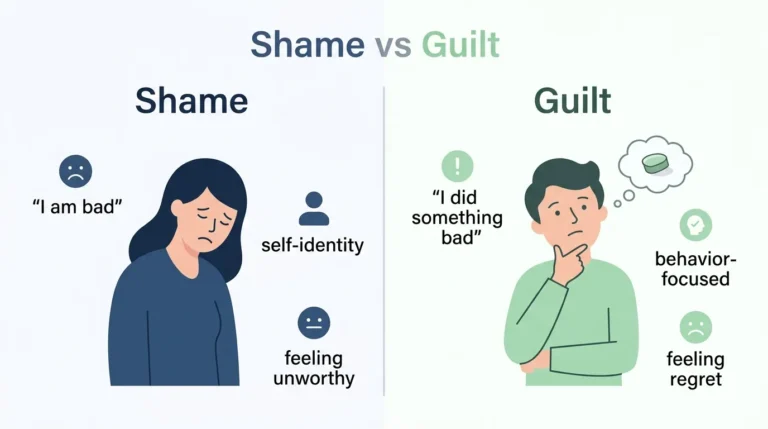 difference between shame and guilt