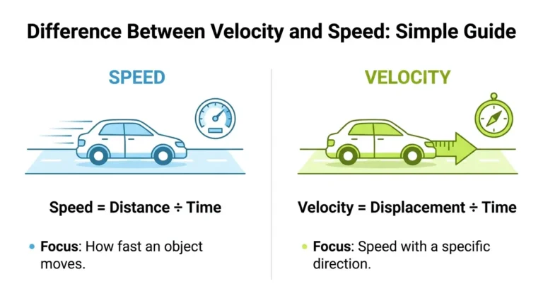 difference between velocity and speed