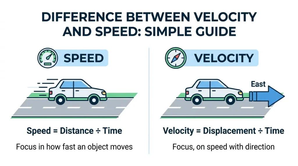 Difference Between Velocity and Speed in Everyday Life