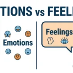difference between emotions and feelings